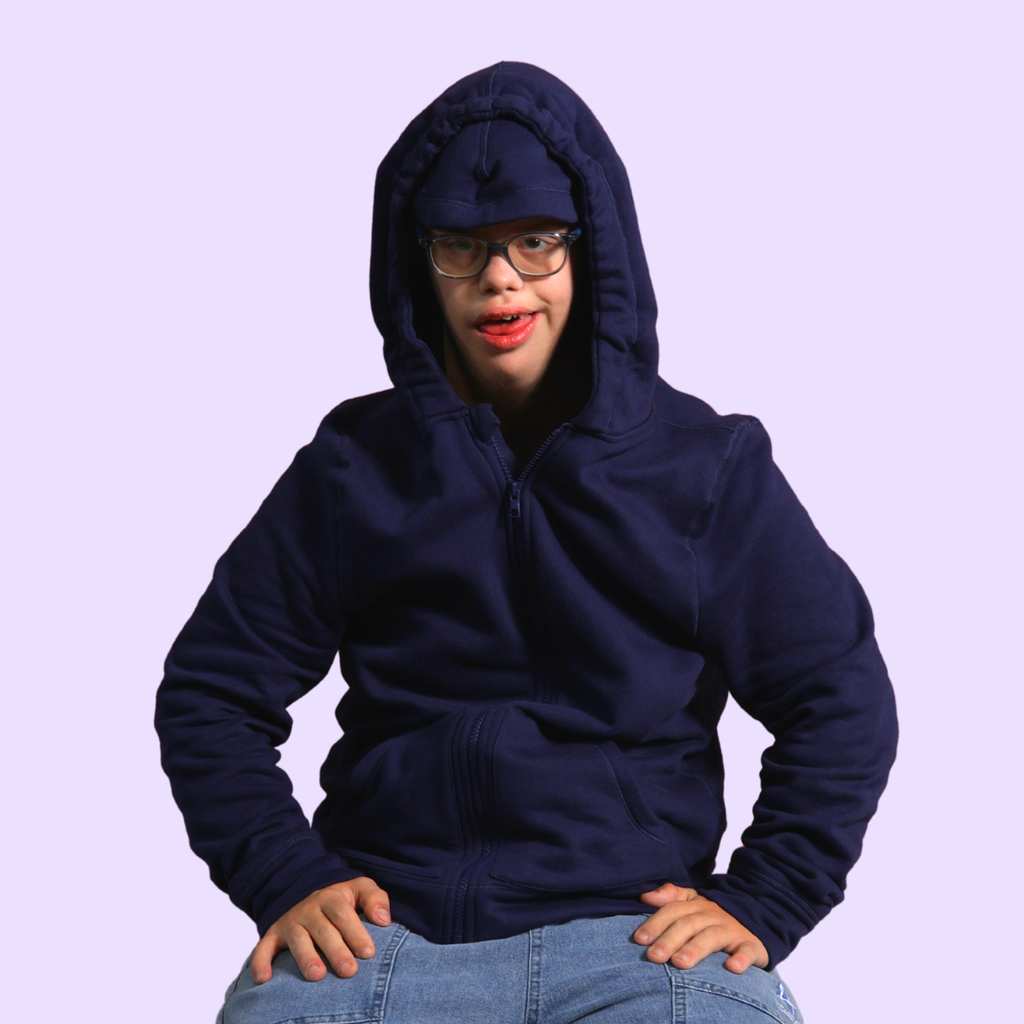 Adult QuietSense™ Zippered Sound Reducing Sensory Hoodie