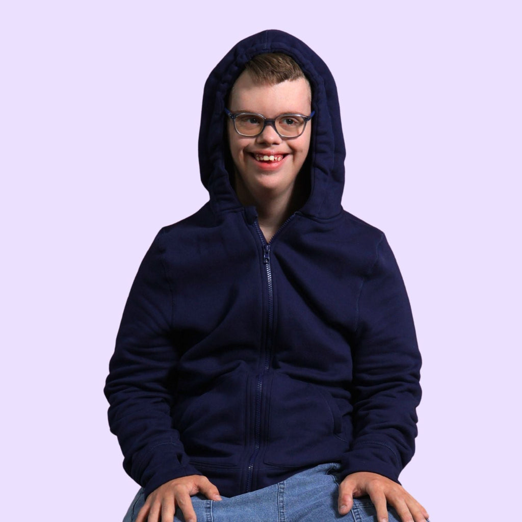 Adult QuietSense™ Zippered Sound Reducing Sensory Hoodie