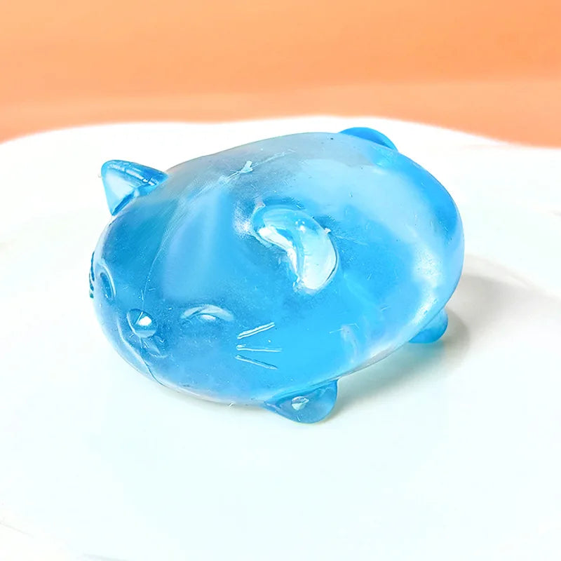 Mini Cute Cat Maltose Squishy Toys | Slow Rise Stress Relief Ball