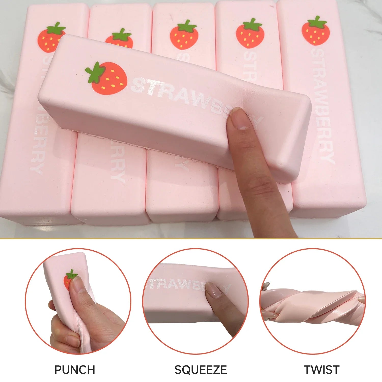 PU Material Squeeze Butter Toy | Slow Rising Stress Relief Food Squeeze