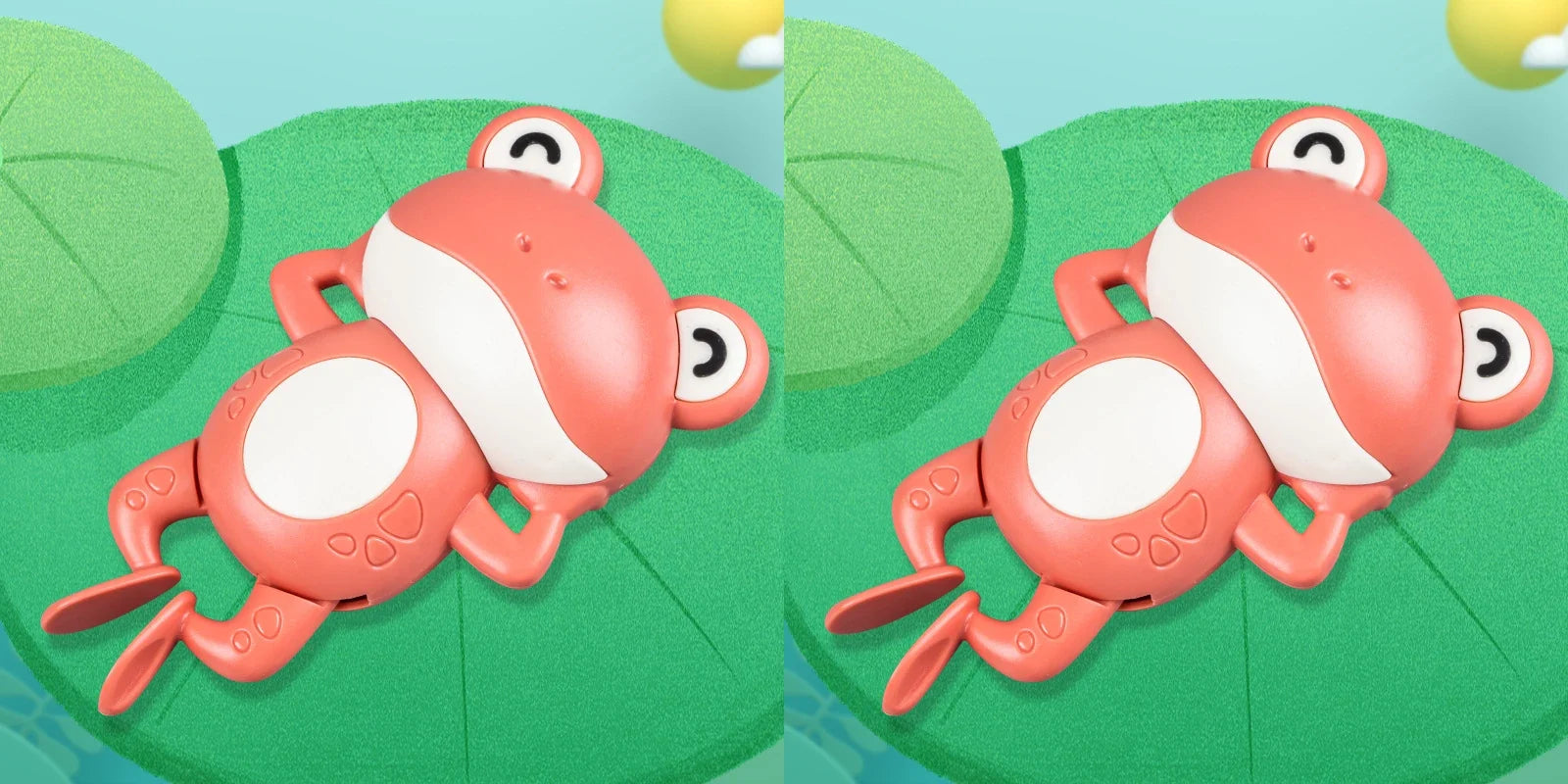 Clockwork Swim Frog Bath Toy | Toddler Bath Time Fun