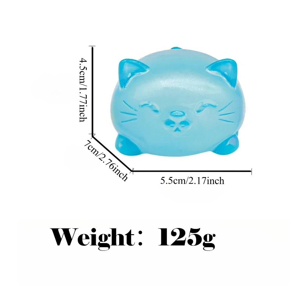 Mini Cute Cat Maltose Squishy Toys | Slow Rise Stress Relief Ball