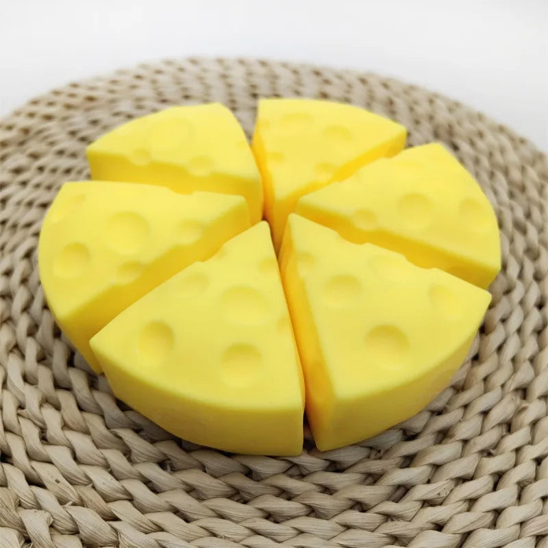 Adult Squeeze Toy Simulation Cheese Squeeze Toys | Soft Slow Rebound Stress Relief