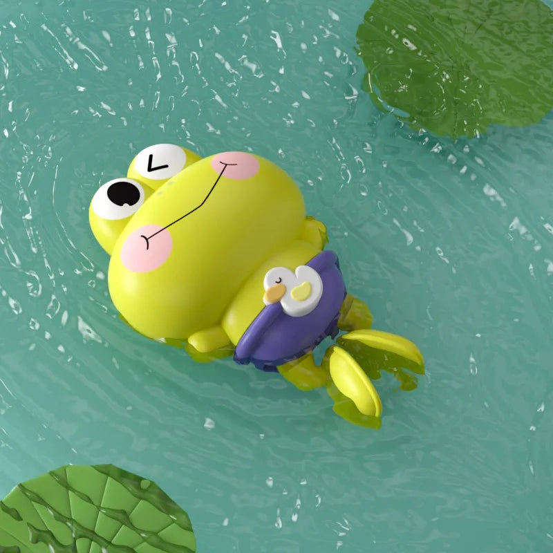 Clockwork Frog Bath Toy | Floating Swim Toy for Kids