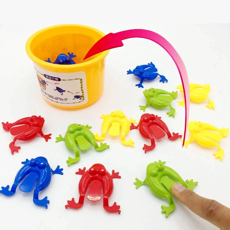 Jumping Frog Bounce Fidget Toy | Antistress Fun Game for Kids and Families