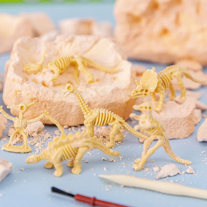 Dinosaur Fossil Excavation Kit | DIY Dig and Assembly Toy for Kids