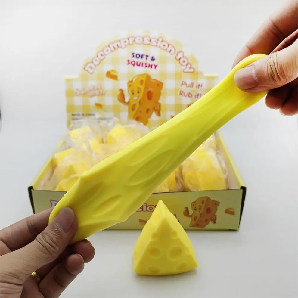 Adult Squeeze Toy Simulation Cheese Squeeze Toys | Soft Slow Rebound Stress Relief