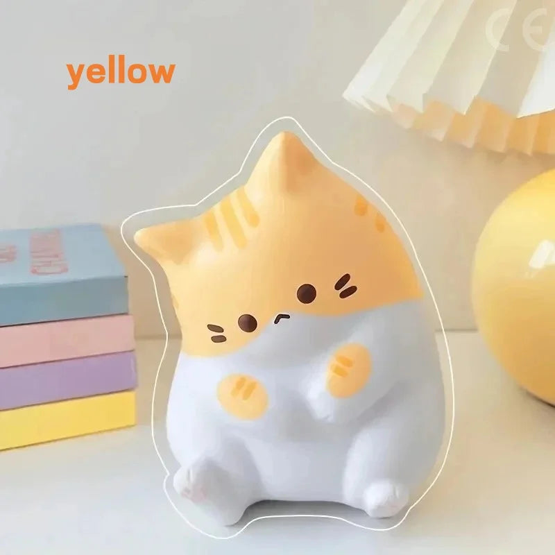 Cat Slow Rising Squishy Toy | Kawaii Cat Stress Ball for Desk Gift