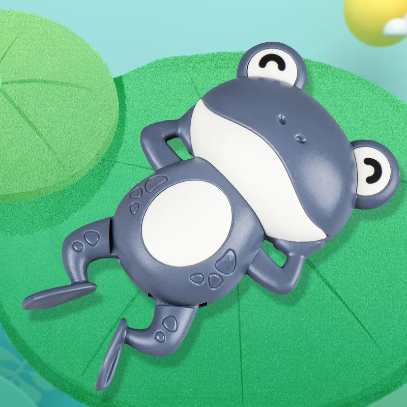 Clockwork Swim Frog Bath Toy | Toddler Bath Time Fun