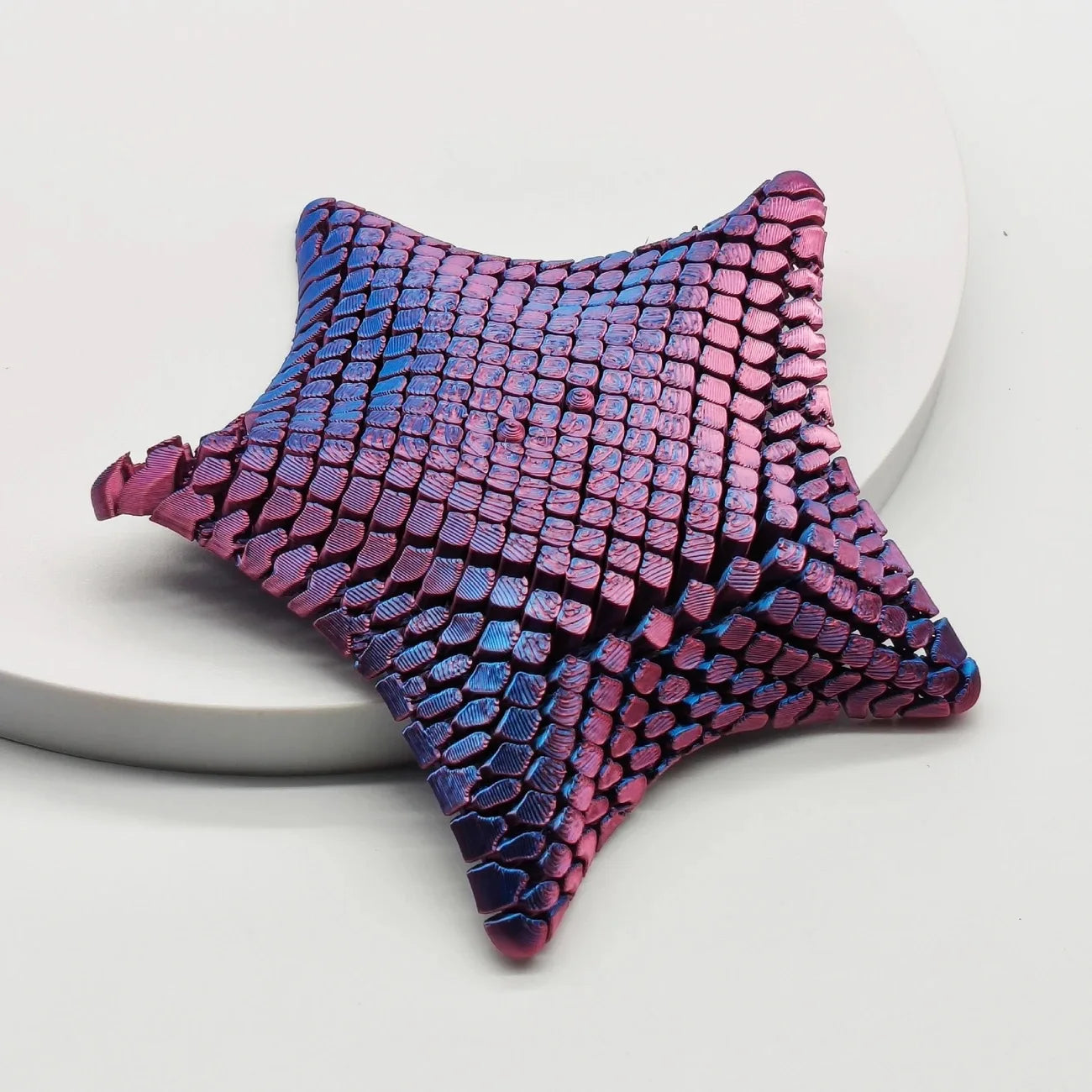 3D Printed Articulated Starfish Stress Relief Toy | Flexible Fidget Toy with Movable Joints