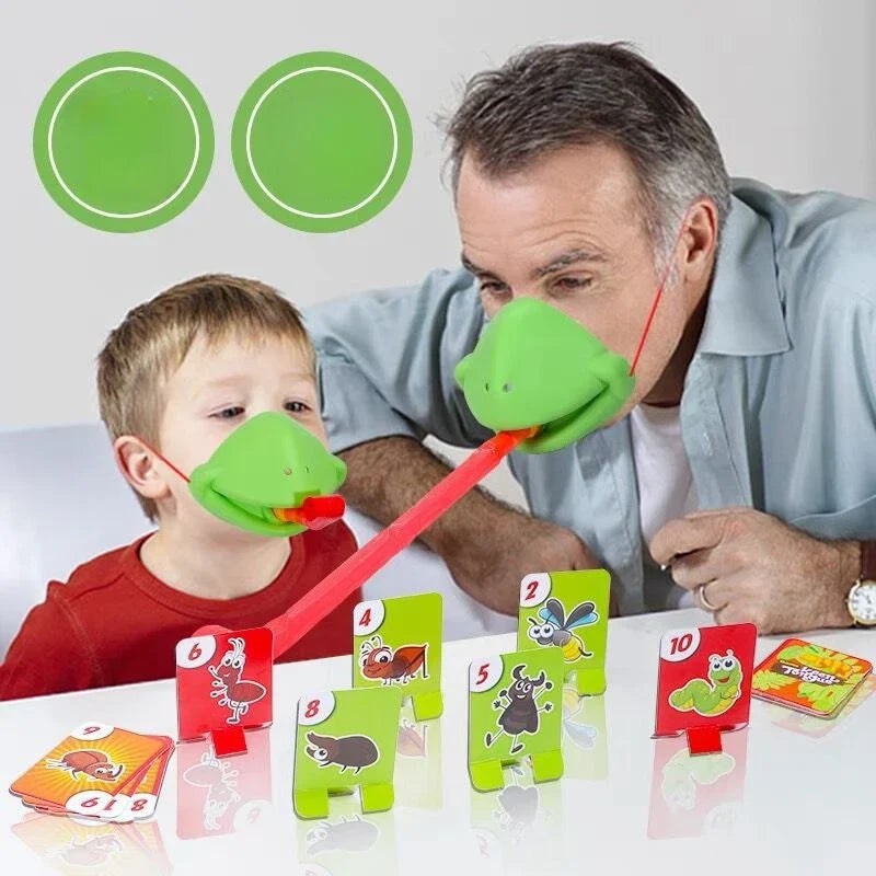 Frog Mouth Tongue Board Game | Greedy Snake Colorful Lizard Family Fun