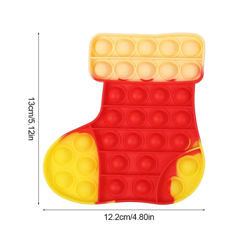 Santa Claus Pop Fidget Toy | Christmas Stress Relief Gift for Kids and Adults