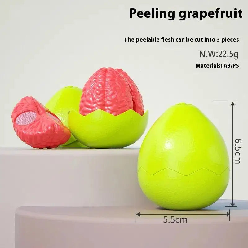 Play House Decompress Educational Toys | Montessori Simulation Fruit Puzzle Set