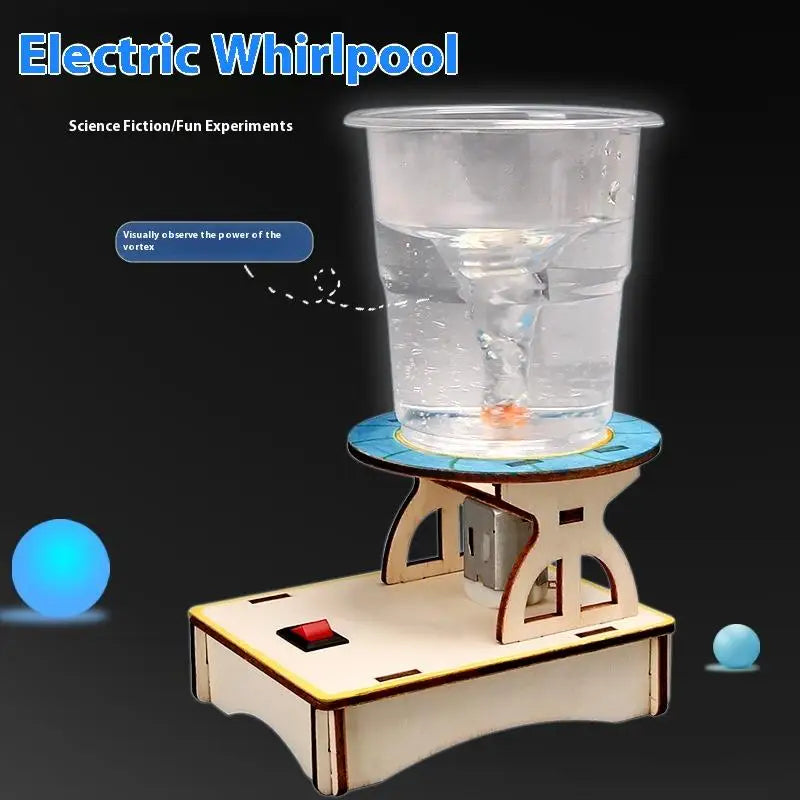 Water Tornado Swirl Maker | Wooden DIY Science Experiment Kit