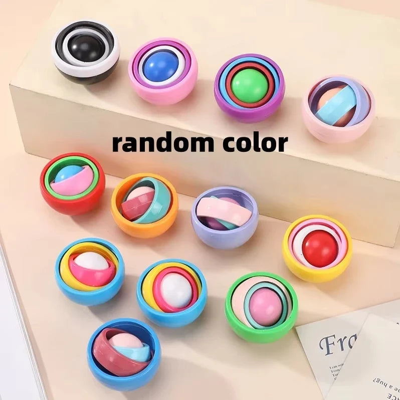 Fidget Spinner Gyro Ball | Infinite Flip Decompression Sensory Toy for ADHD and Autism