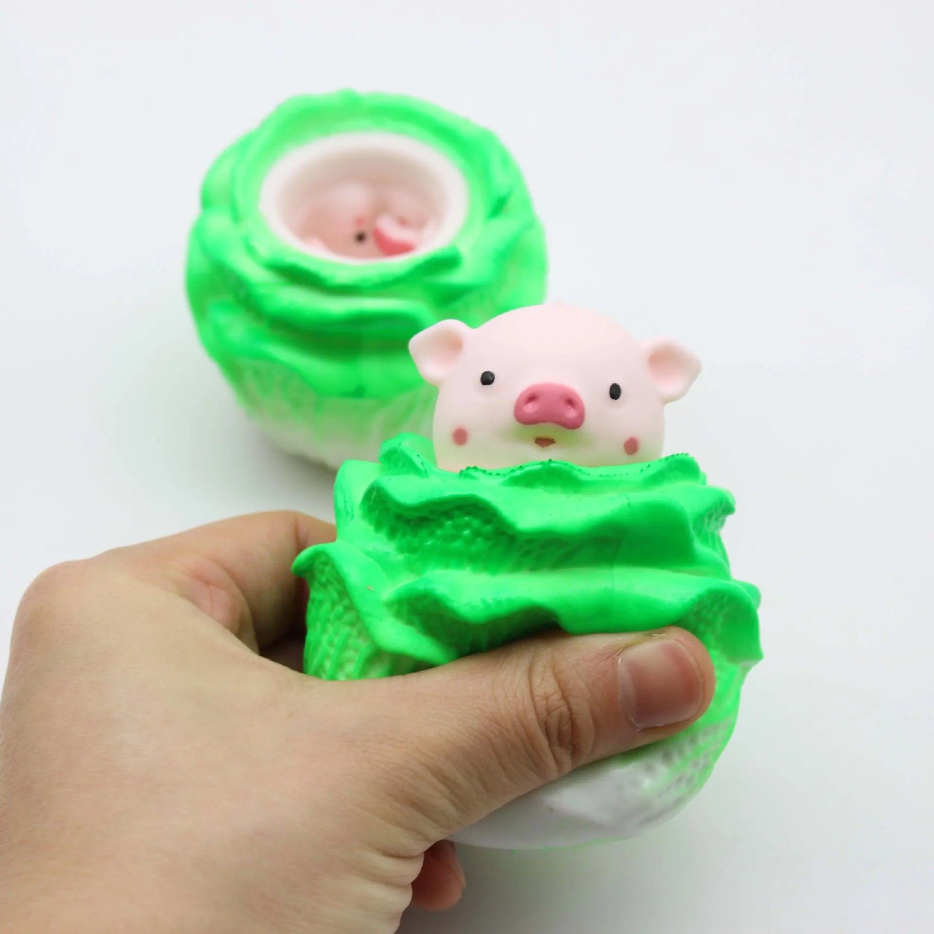 Cabbage Pig Squeeze Toy | Funny Anti-Stress Fidget Toy for Kids and Adults