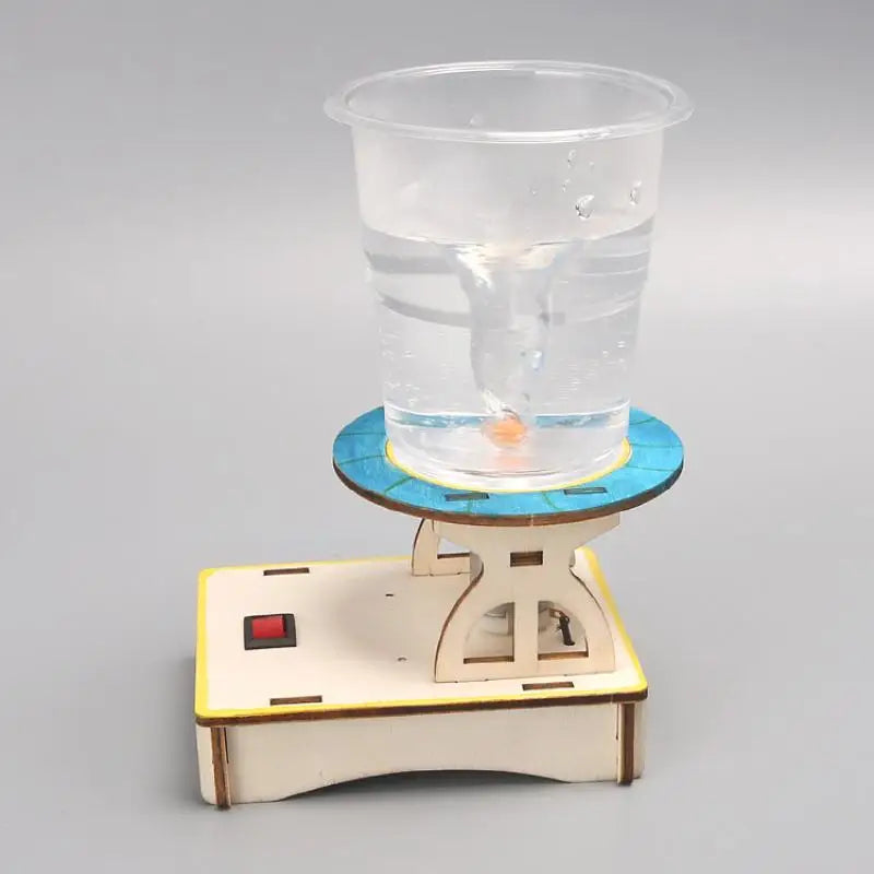 Water Tornado Swirl Maker | Wooden DIY Science Experiment Kit