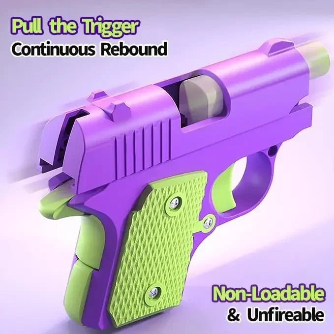 Stress Relief Pistol Toy | Plastic Mini Handheld Fidget Gun