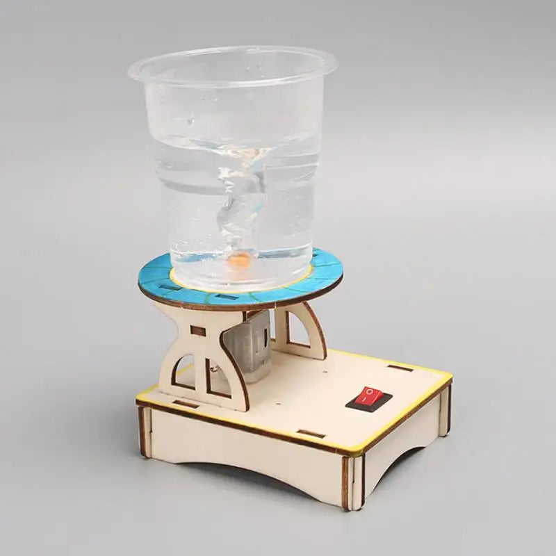 Water Tornado Swirl Maker | Wooden DIY Science Experiment Kit
