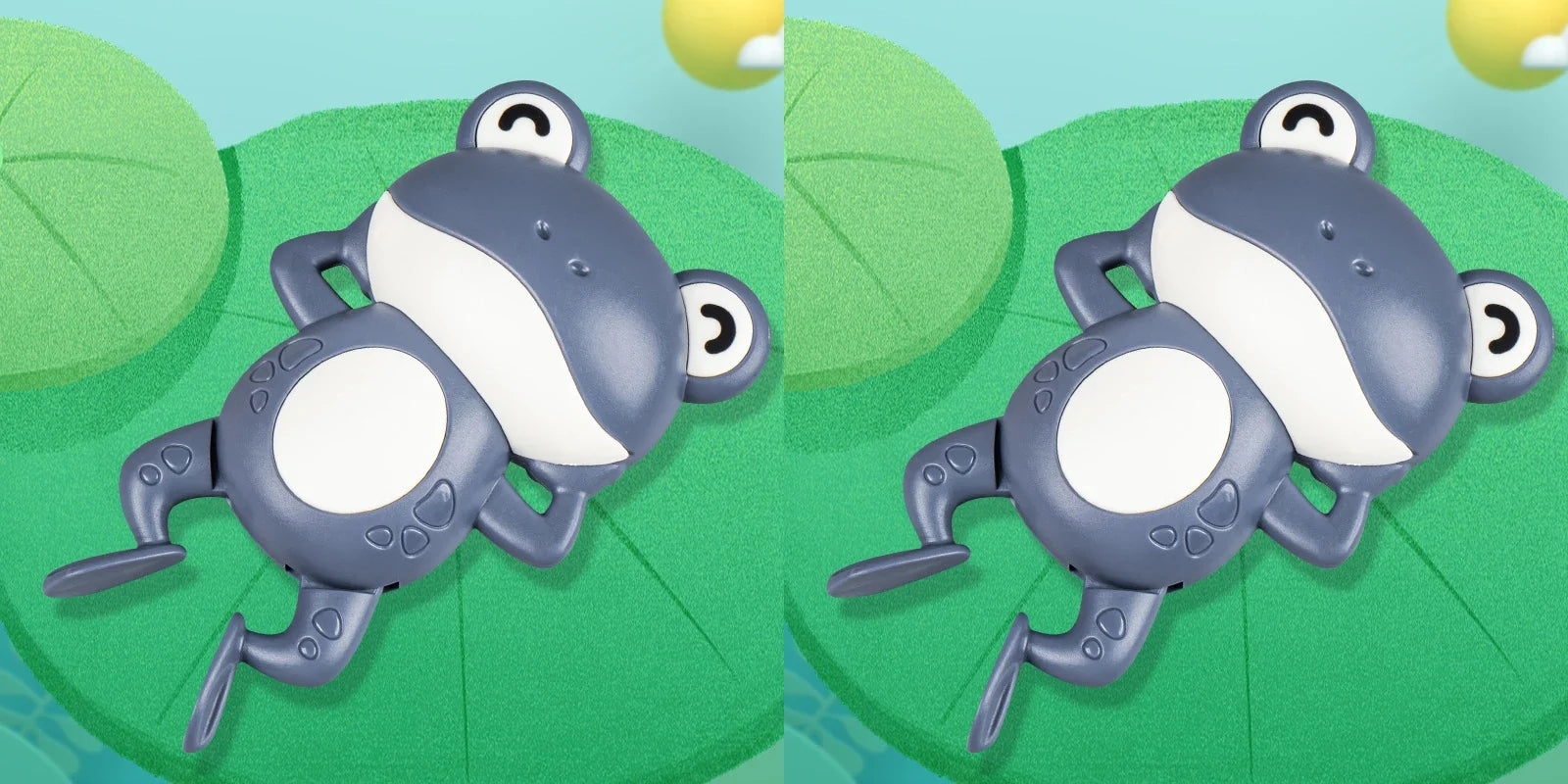 Clockwork Swim Frog Bath Toy | Toddler Bath Time Fun