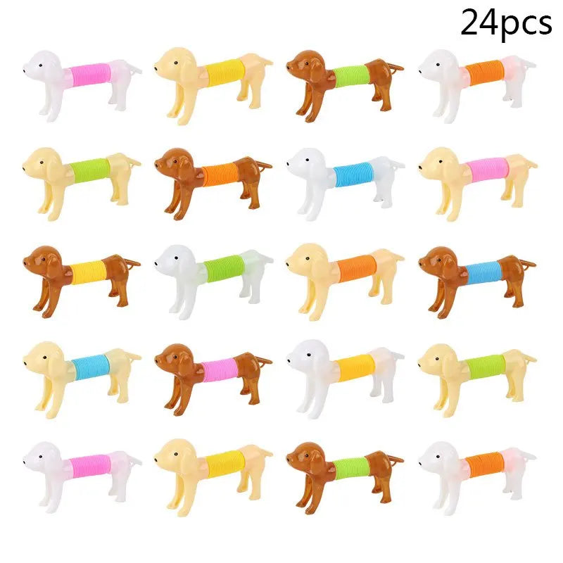 Colorful Stretchable Pop Tubes | 12/24 Pack Party Favors