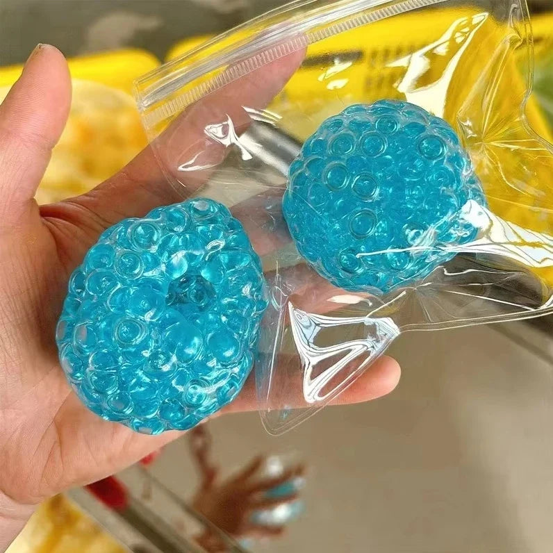 Squishy Balls Ice Beads Stress Relief Toy | Super Soft Sensory Fidget Toy for Kids Adults