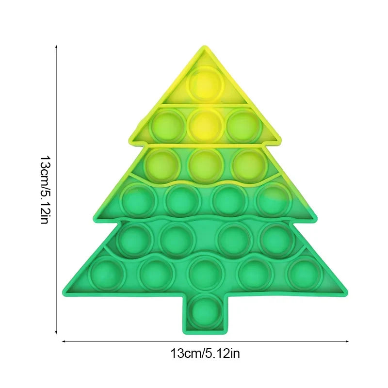 Santa Claus Pop Fidget Toy | Christmas Stress Relief Gift for Kids and Adults
