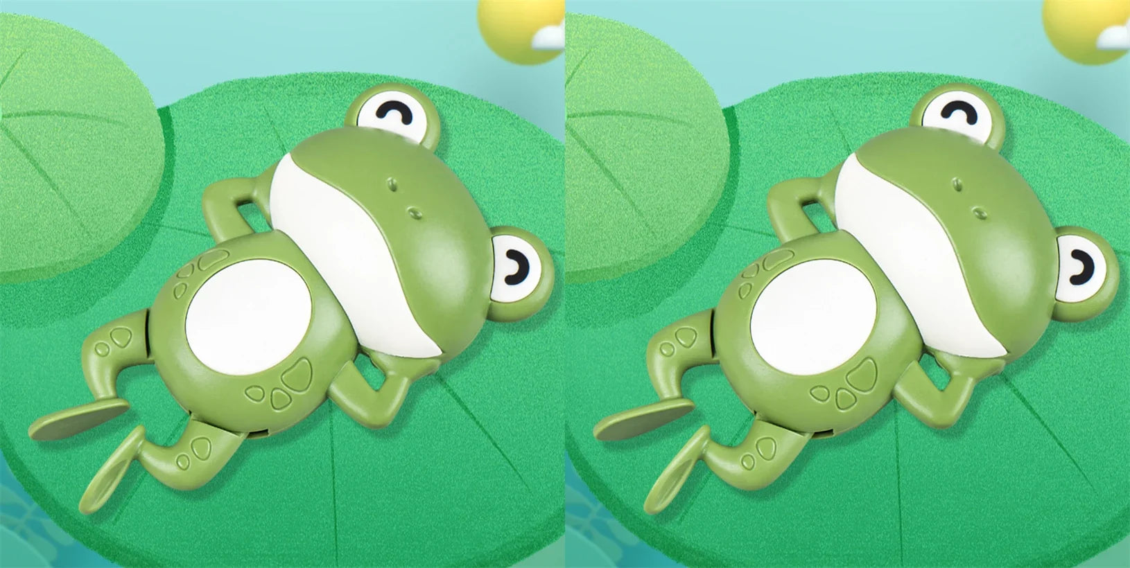Clockwork Swim Frog Bath Toy | Toddler Bath Time Fun