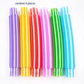 4 Pack Mini Sensory Pop Tubes | Fidget Toys for Stress Relief and ADHD Focus