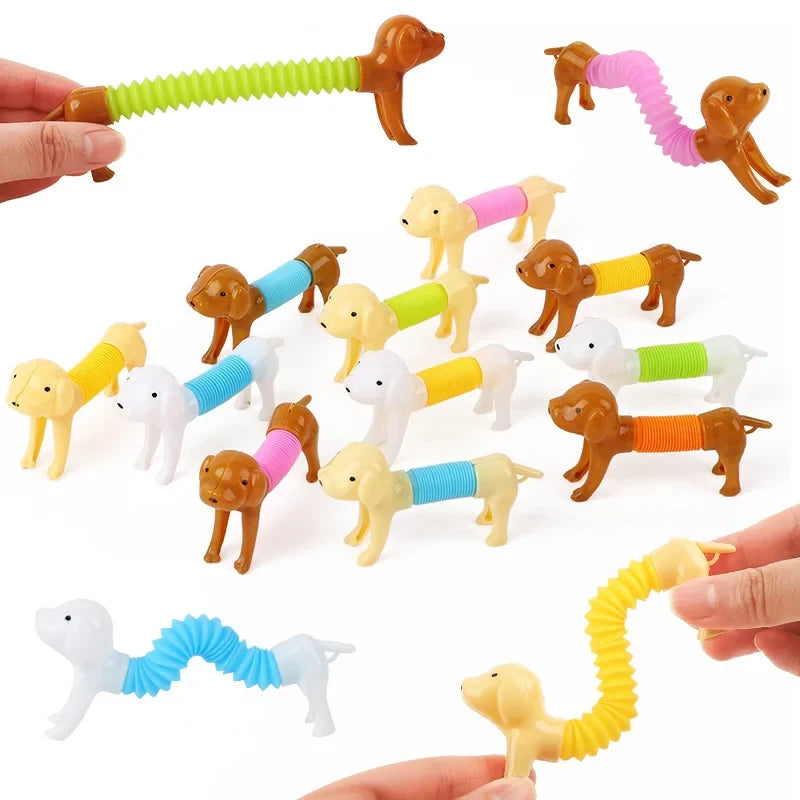 Colorful Stretchable Pop Tubes | 12/24 Pack Party Favors