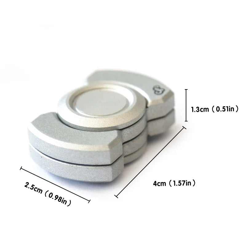 Multi-Mode Magnetic Fidget Spinner | EDC Slider Toy for Stress Relief and Focus