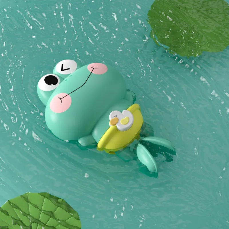 Clockwork Frog Bath Toy | Floating Swim Toy for Kids
