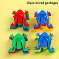 12pcs Jumping Frog Toy Set | Stress Relief Bounce Frogs for Kids and Adults
