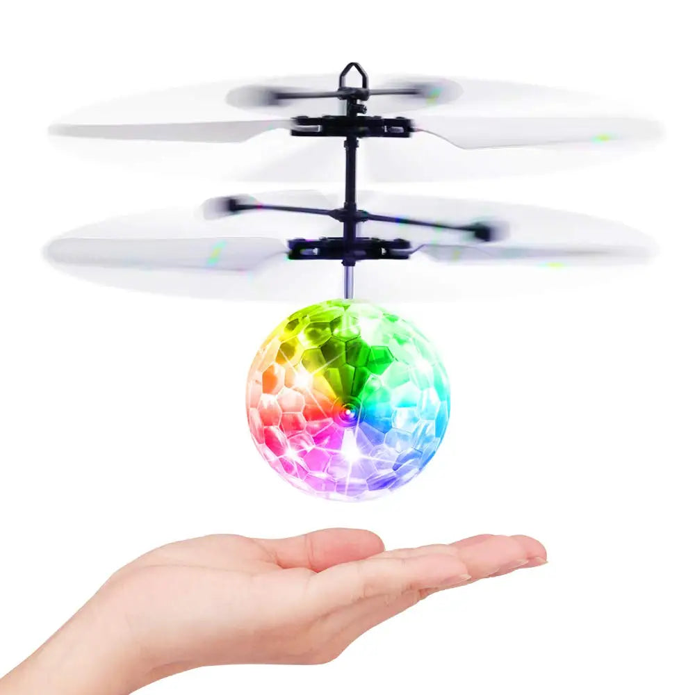 Gesture-controlled Luminous Crystal Ball Pendant | Interactive Light Toy for Kids