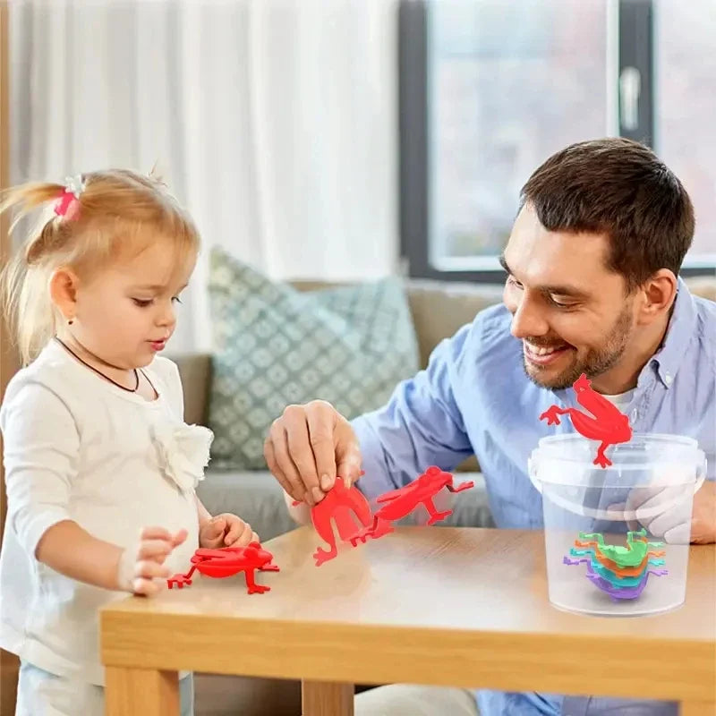 Jumping Frog Bounce Fidget Toy Set | Stress Relief Fun for Kids