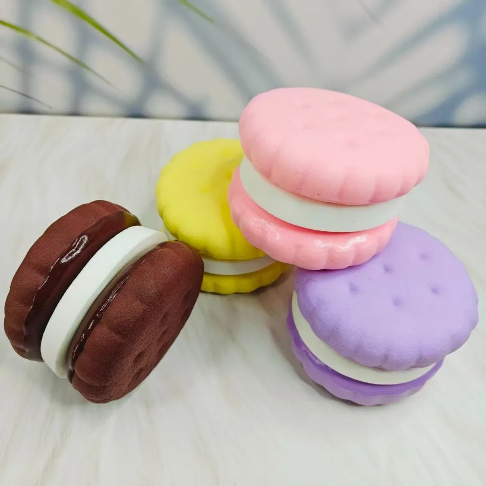 Squishy Simulated Cake Squeeze Toy | Soft Stress Relief Sensory Fidget for Anxiety