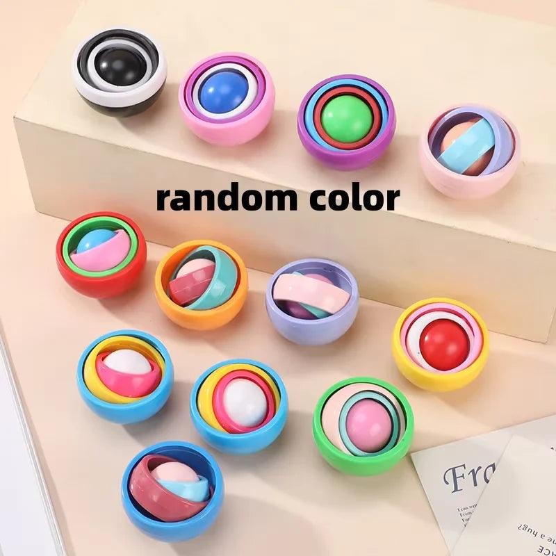 Fidget Spinner Gyro Ball | Infinite Flip Decompression Sensory Toy for ADHD and Autism