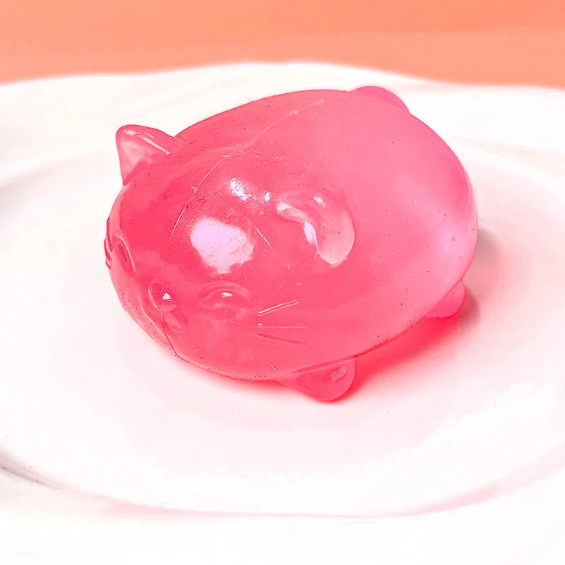 Mini Cute Cat Maltose Squishy Toys | Slow Rise Stress Relief Ball
