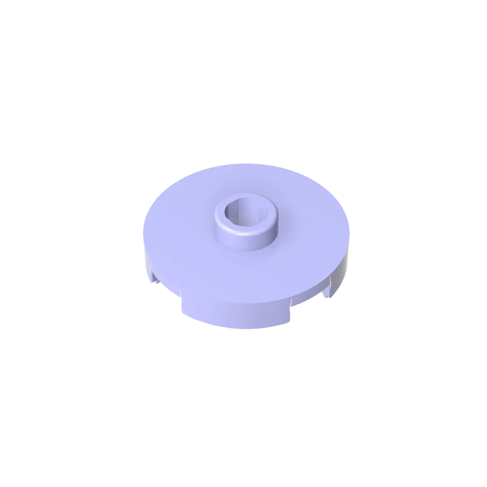 Gobricks GDS-1041 Tile Round 2x2 with Open Stud | Compatible Building Block for DIY Educational Kits