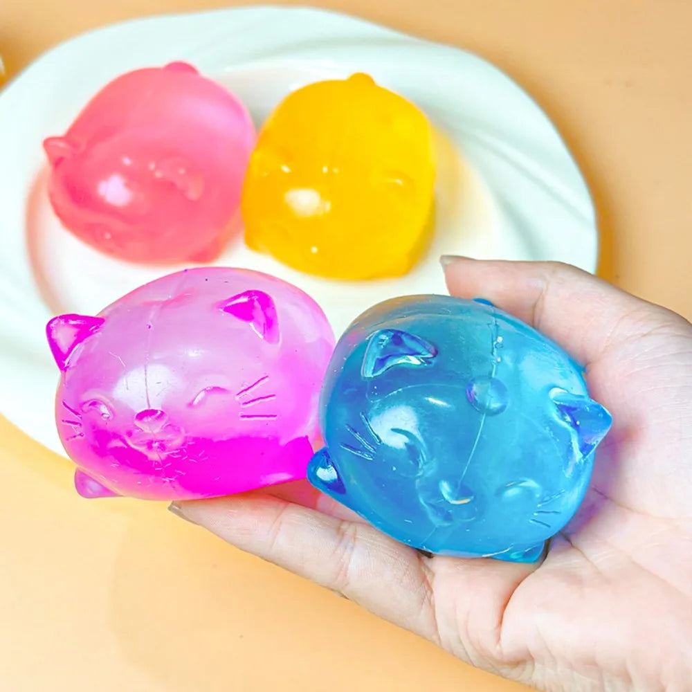 Mini Cute Cat Maltose Squishy Toys | Slow Rise Stress Relief Ball