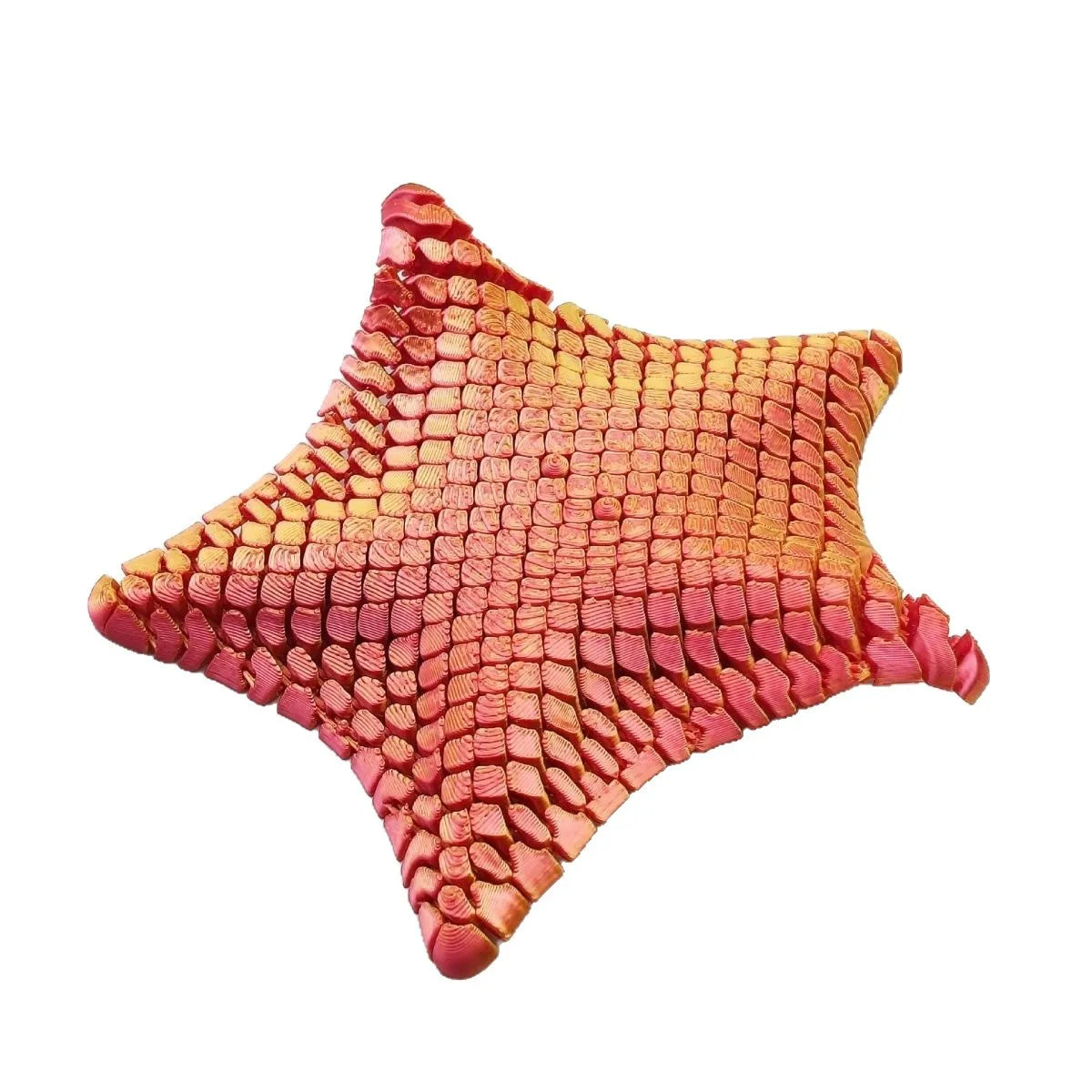 3D Printed Articulated Starfish Stress Relief Toy | Flexible Fidget Toy with Movable Joints