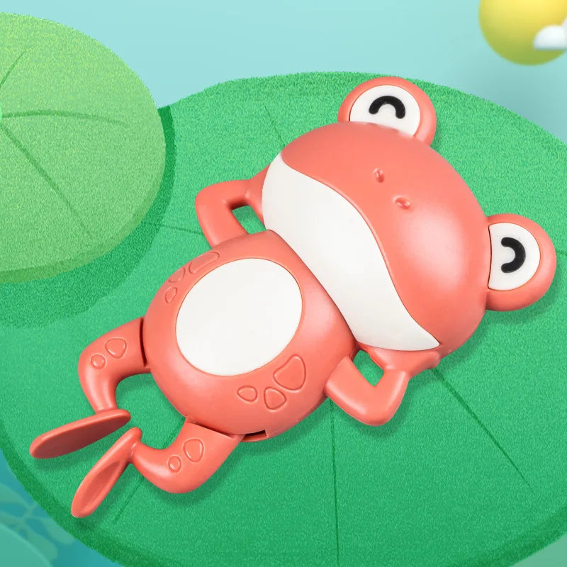 Clockwork Swim Frog Bath Toy | Toddler Bath Time Fun