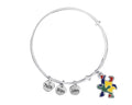 Colored Puzzle Piece Autism Retractable Bracelets