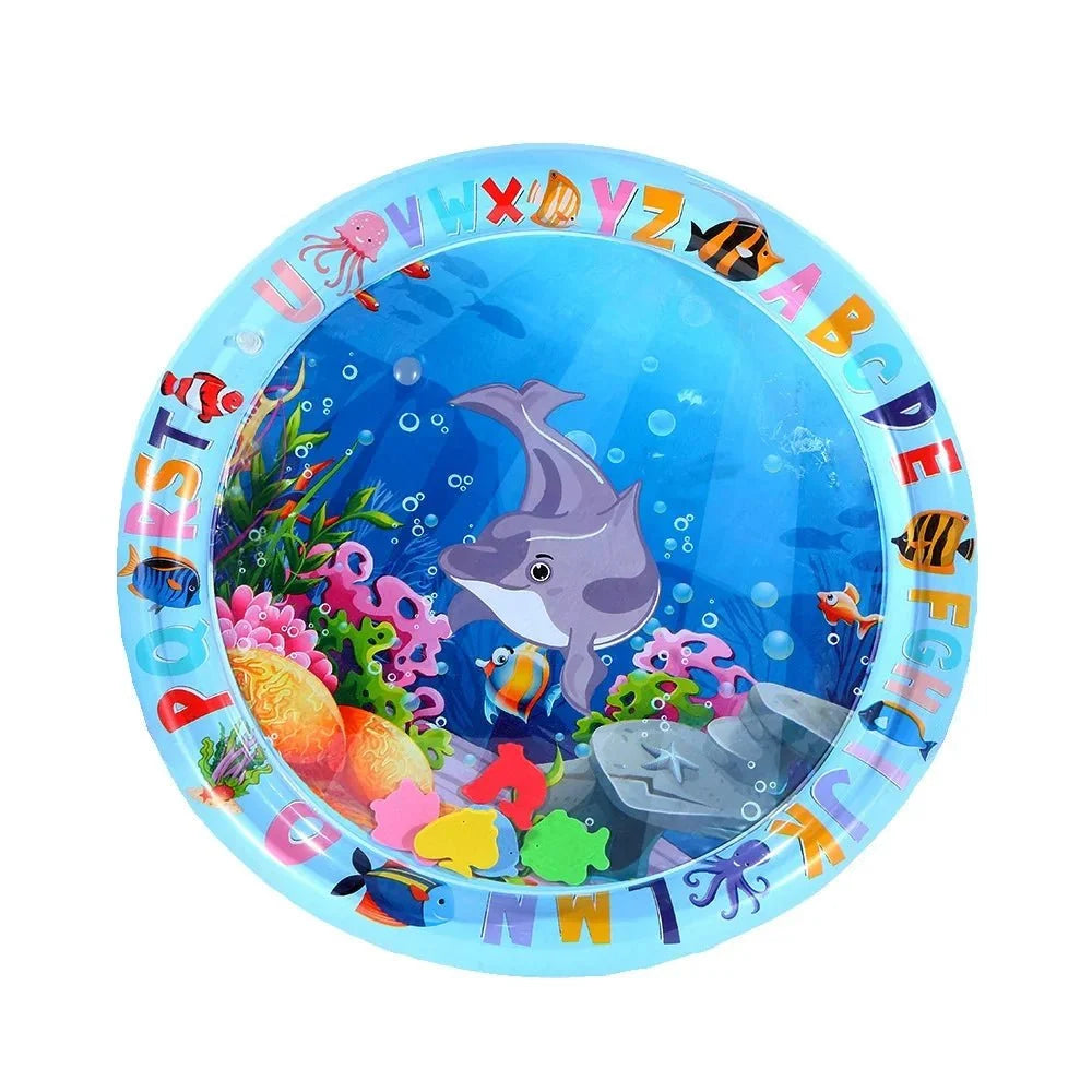 Inflatable Water Sensory Play Mat | Ocean Themed Pet Activity Mat