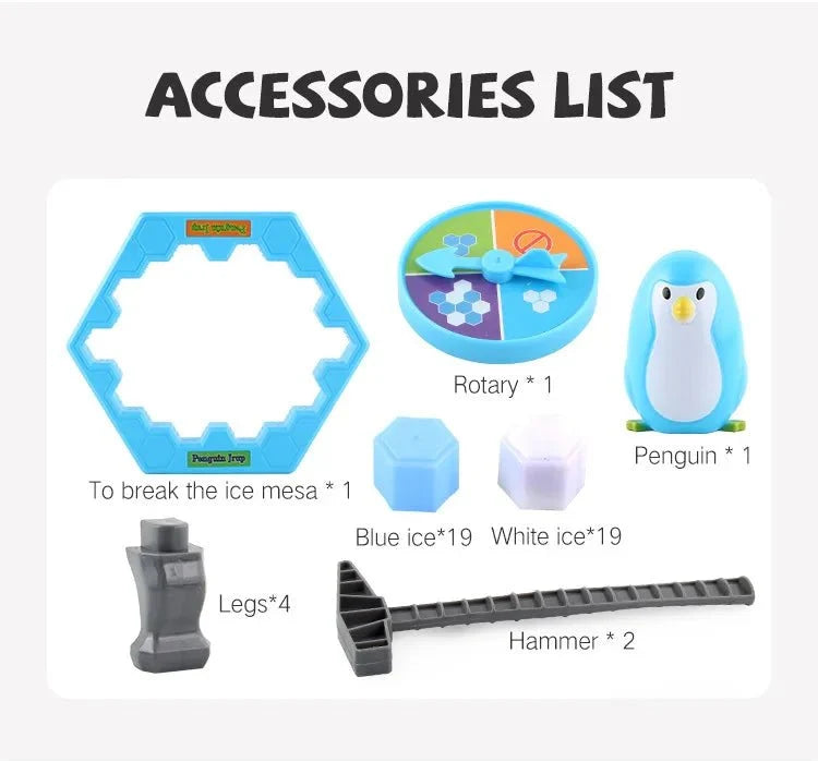 Penguin Breaking Ice Game | Family Puzzle Party Toy