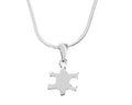 Small Size Autism Awareness Silver Puzzle Piece Necklaces