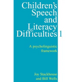 Children's Speech and Literacy Difficulties, Book 1: A Psycholinguistic Framework - Paperback